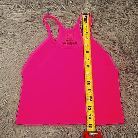 NWOT Maternity Free People Movement x Hatch Happiness Runs Crop M/L Bright Pink - Picture 4 of 8